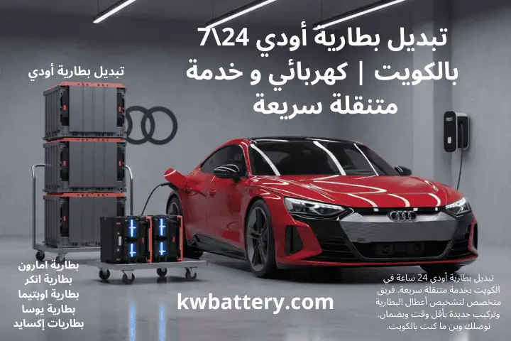 ورشة تبديل بطارية أودي